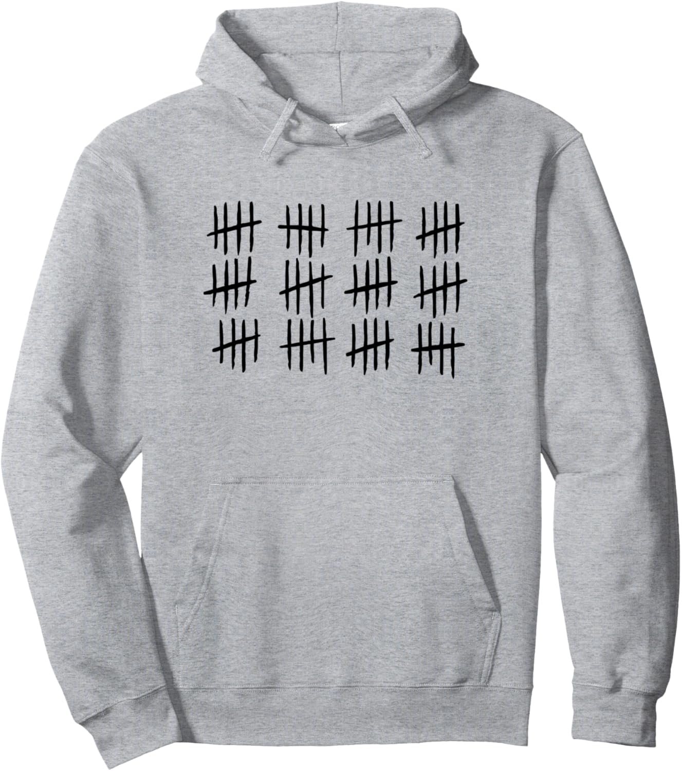 

Худи с надписью 60 Tally Marks Utopia Sport 60Th Birthday Shop, серый