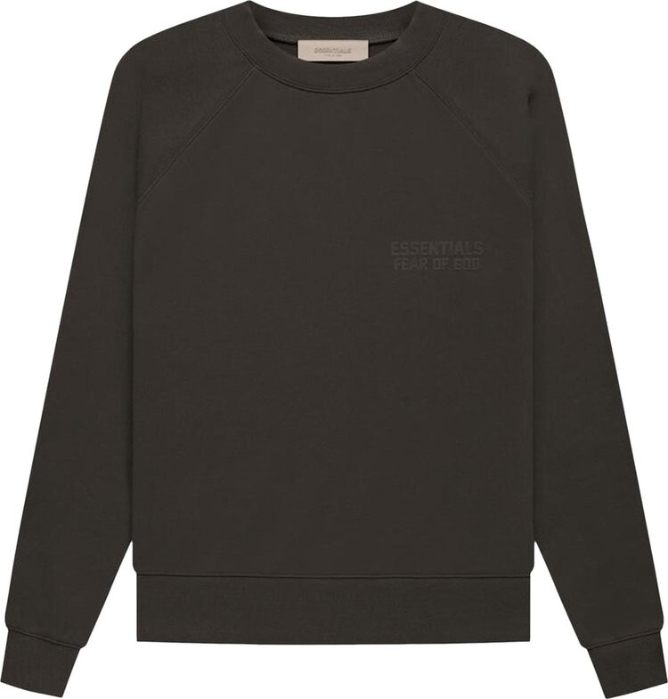 

Толстовка Fear of God Essentials Raglan Crewneck 'Off Black', черный