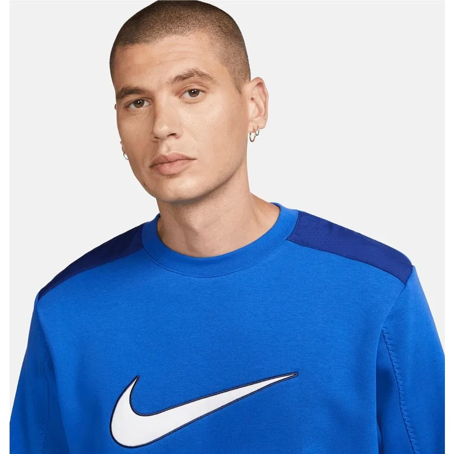 Мужской свитшот с принтом Sportswear Nike, Синий — фото 4