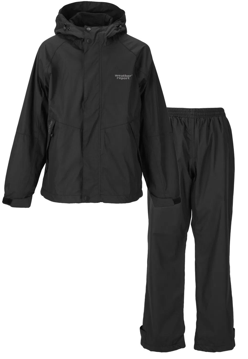 Детский дождевик-комбинезон Jagger Jr AWG Rain Weather Report, Schwarz