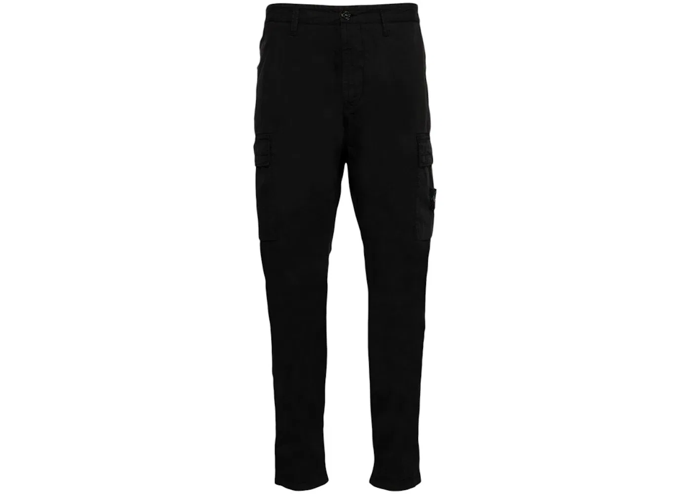 Мужские брюки-карго с эластичной тканью Stone Island, Black