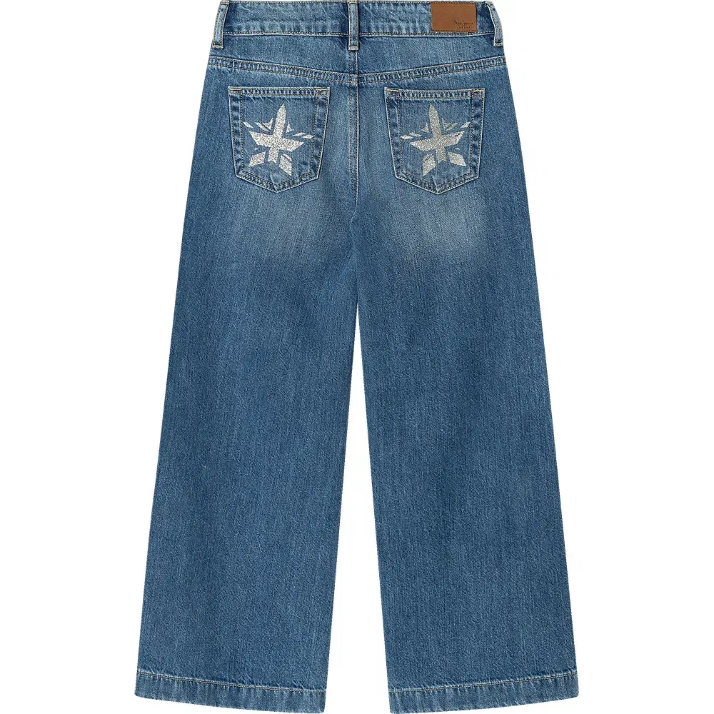 Детские джинсы с принтом Lexy Stars Pepe jeans, Blue — фото 2