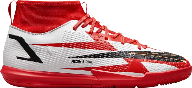 

Бутсы Nike Mercurial Superfly 8 Academy CR7 IC GS 'Chile Red', красный