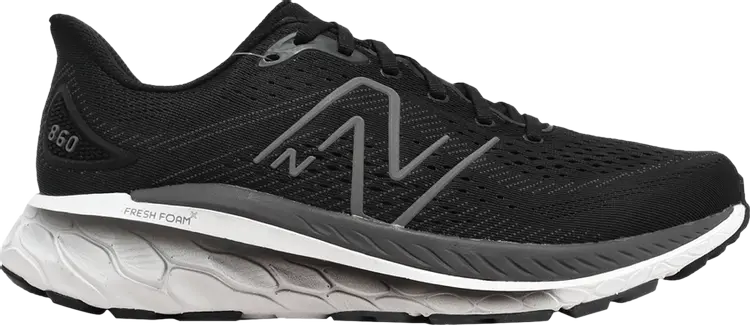 

Кроссовки New Balance Fresh Foam X 860v13 4E Wide 'Black Magnet', черный