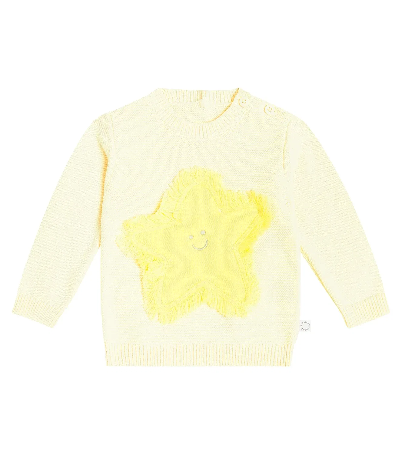 Свитер хлопковый Stella Mccartney Kids, черный