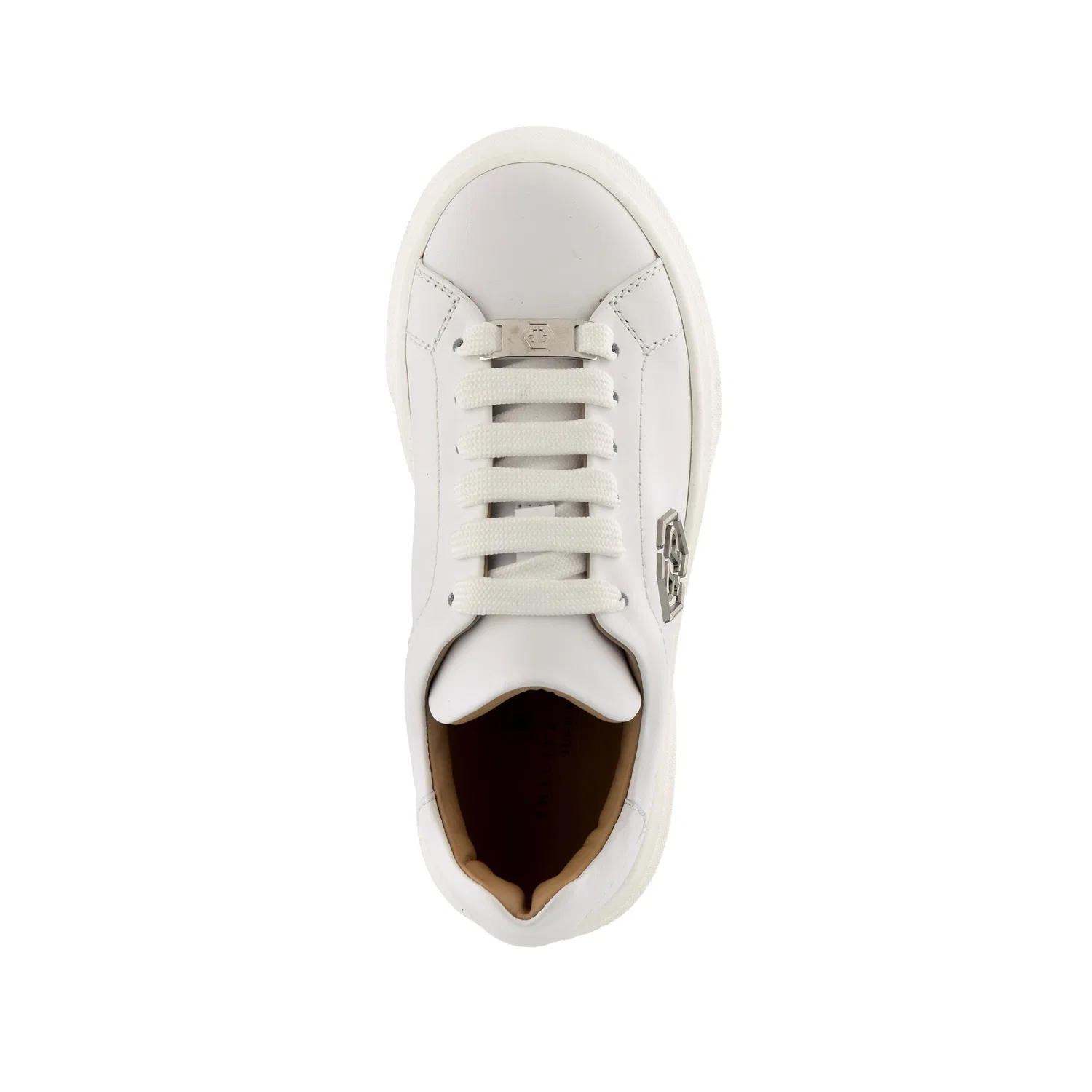 Детские кроссовки с металлическими деталями Original PHILIPP PLEIN, White — фото 2
