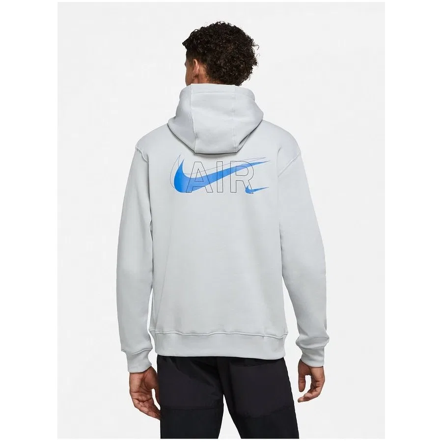 Мужской худи с капюшоном из флиса Sportswear Nike, Серый — фото 2