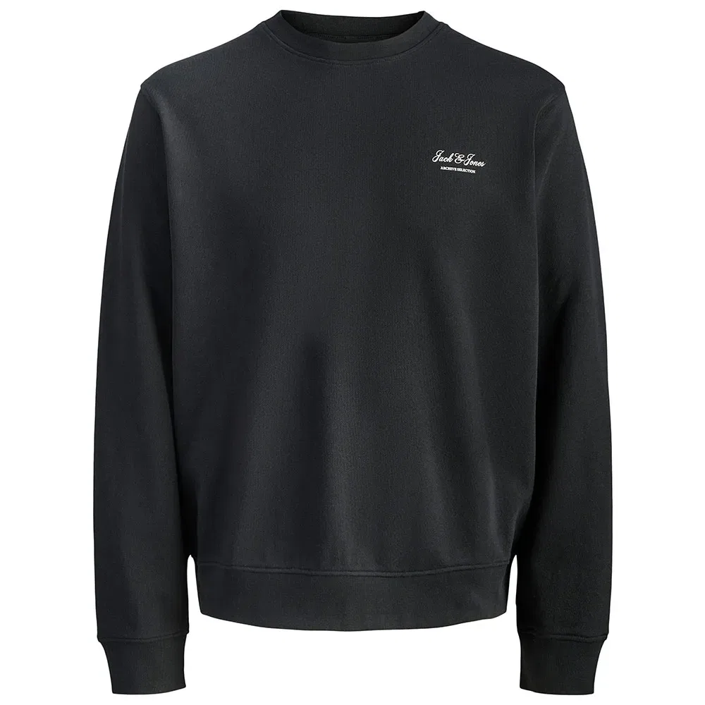 Свитшот Graphic Jack & Jones, черный