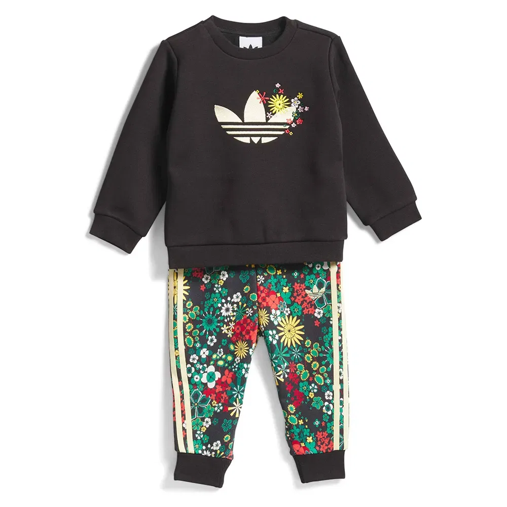 Комплект из джемпера и юбки Adidas Originals X Liberty London, черный