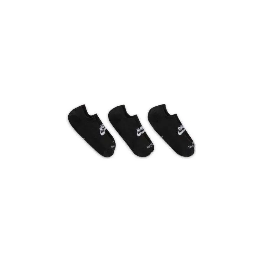 Носки спортивные с плотной подошвой Nike Everyday Plus Cush Footie 3 пары, Черный — фото 4