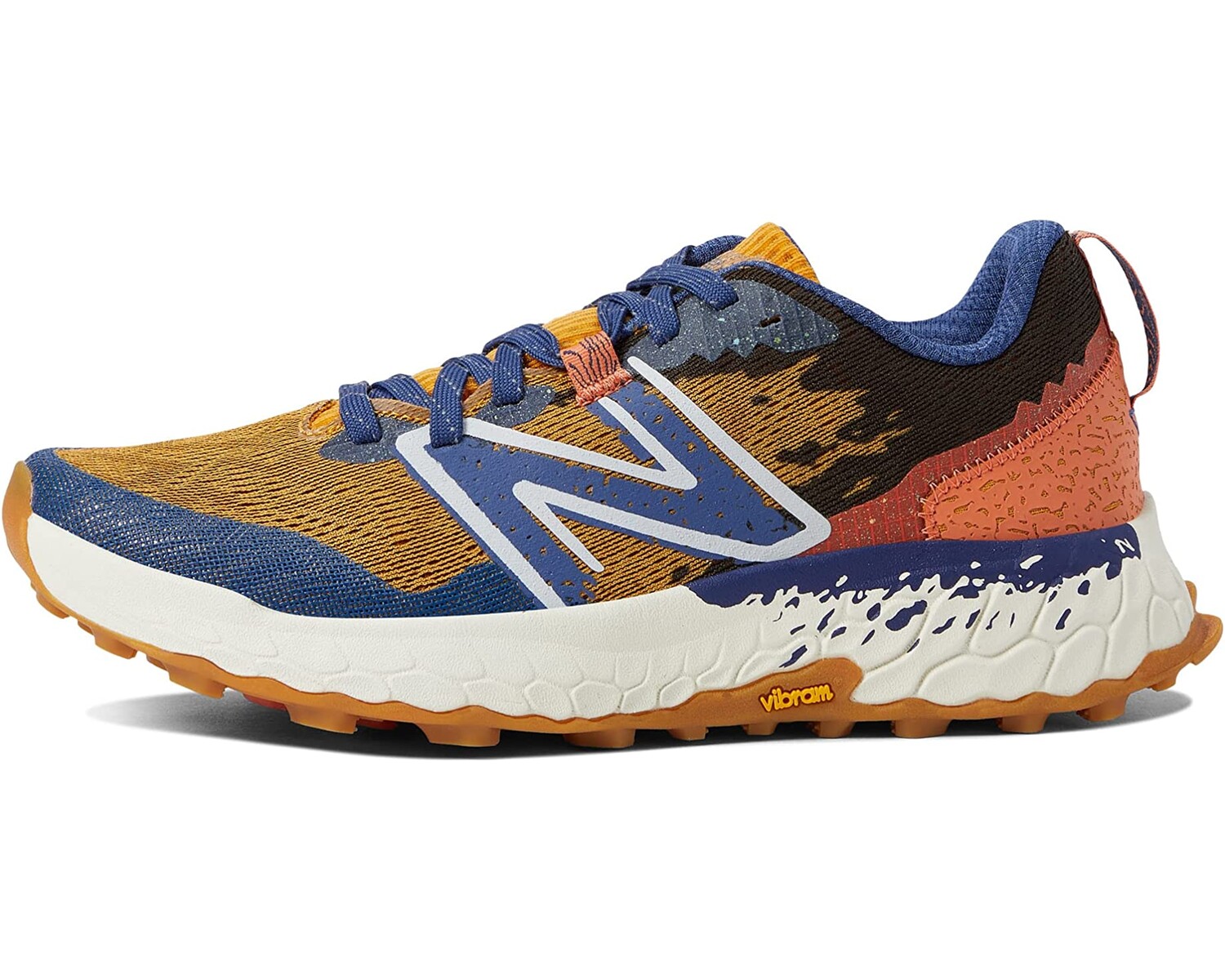 

Кроссовки New Balance Fresh Foam X Hierro v7, синий/оранжевый