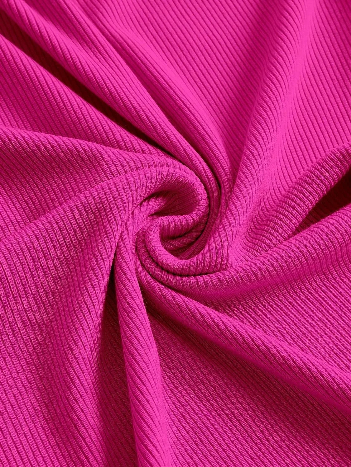 Женское элегантное платье с разрезами и завязками Generic, Hot Pink — фото 2