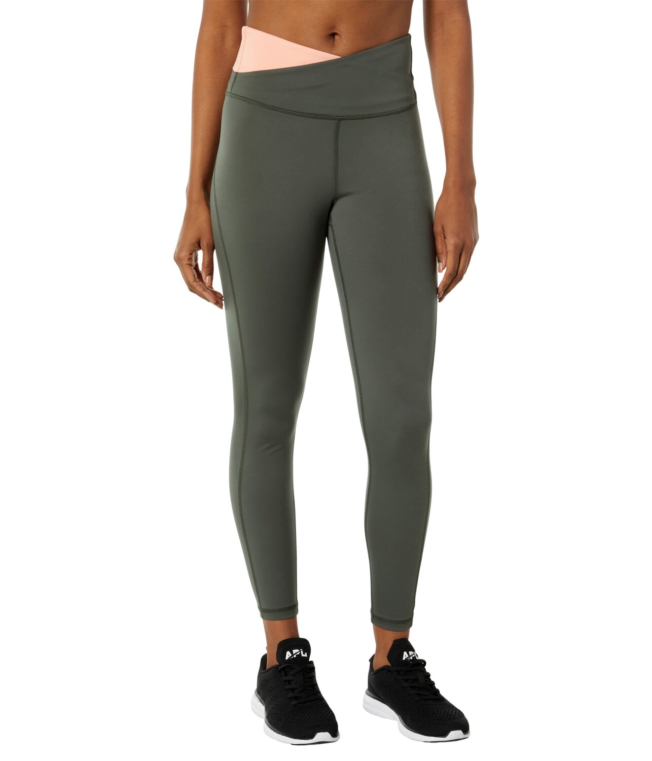 

Леггинсы THRIVE SOCIETE, Crescent 7/8 Wrap Leggings