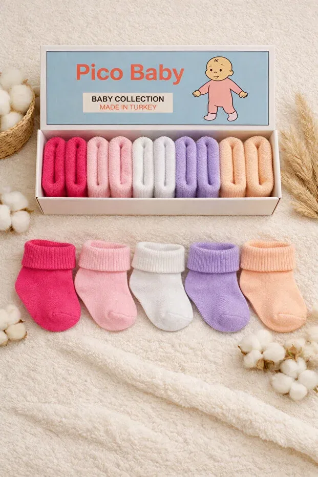 Детские носки хлопковые 5 шт Pico Baby, Multicolor