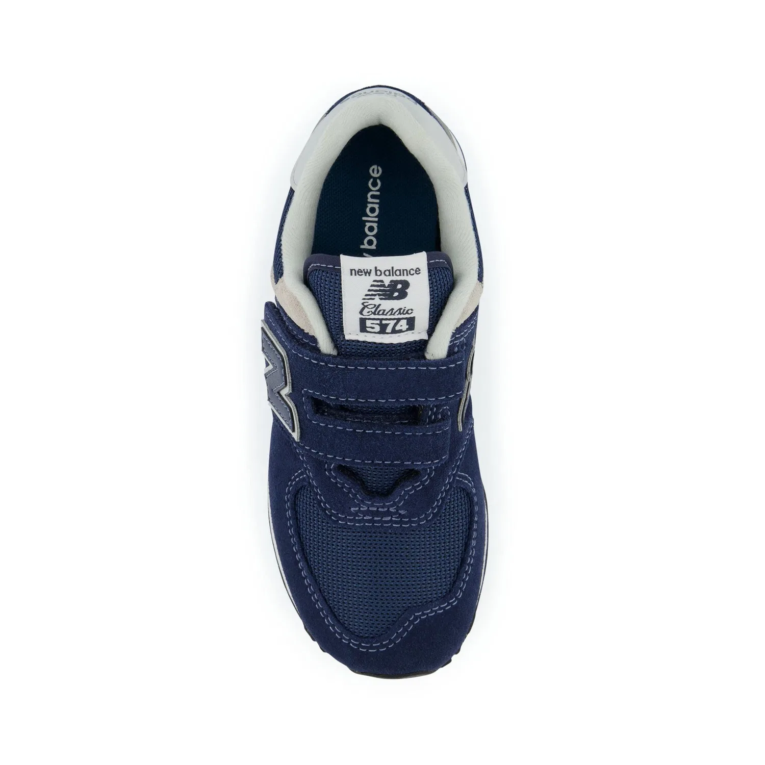 Детские кроссовки для мальчиков с ретро-дизайном 574 New Balance, Navy N — фото 3