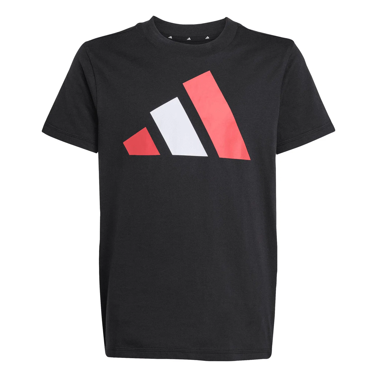 Детская хлопковая футболка adidas J BL TEE 160, Schwarz