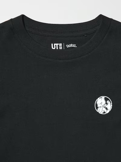 Футболка детская Uniqlo Pokemon, черный — фото 3