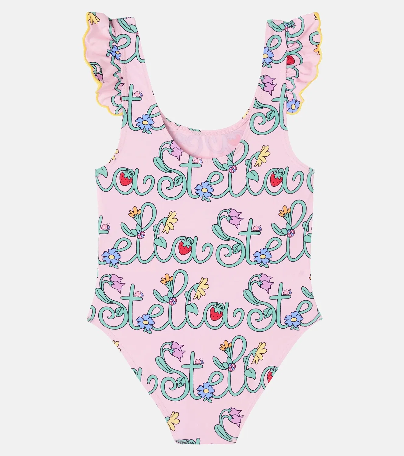 Раздельный купальник с оборками Stella Mccartney Kids, розовый — фото 2