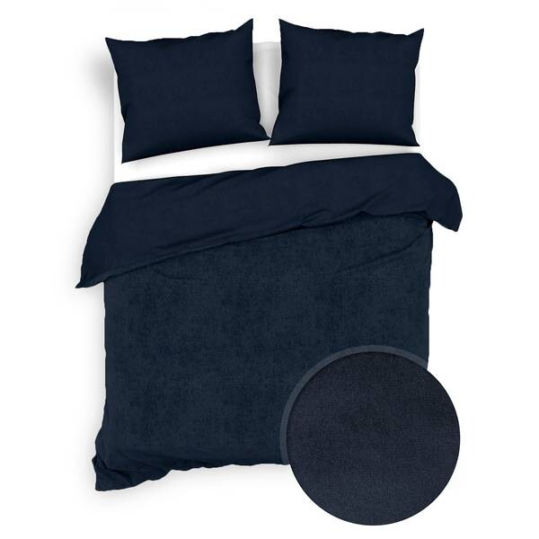 

Постельное белье из микрофибры velluto Zo!Home, синий