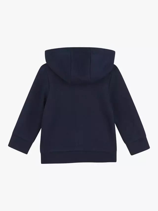 Детская толстовка на молнии спереди HUGO BOSS, Navy — фото 2