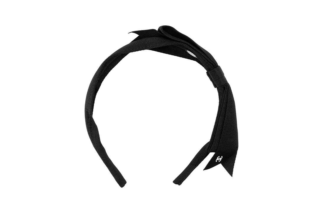 Женский ободок Coco Mark ribbon CHANEL, Black