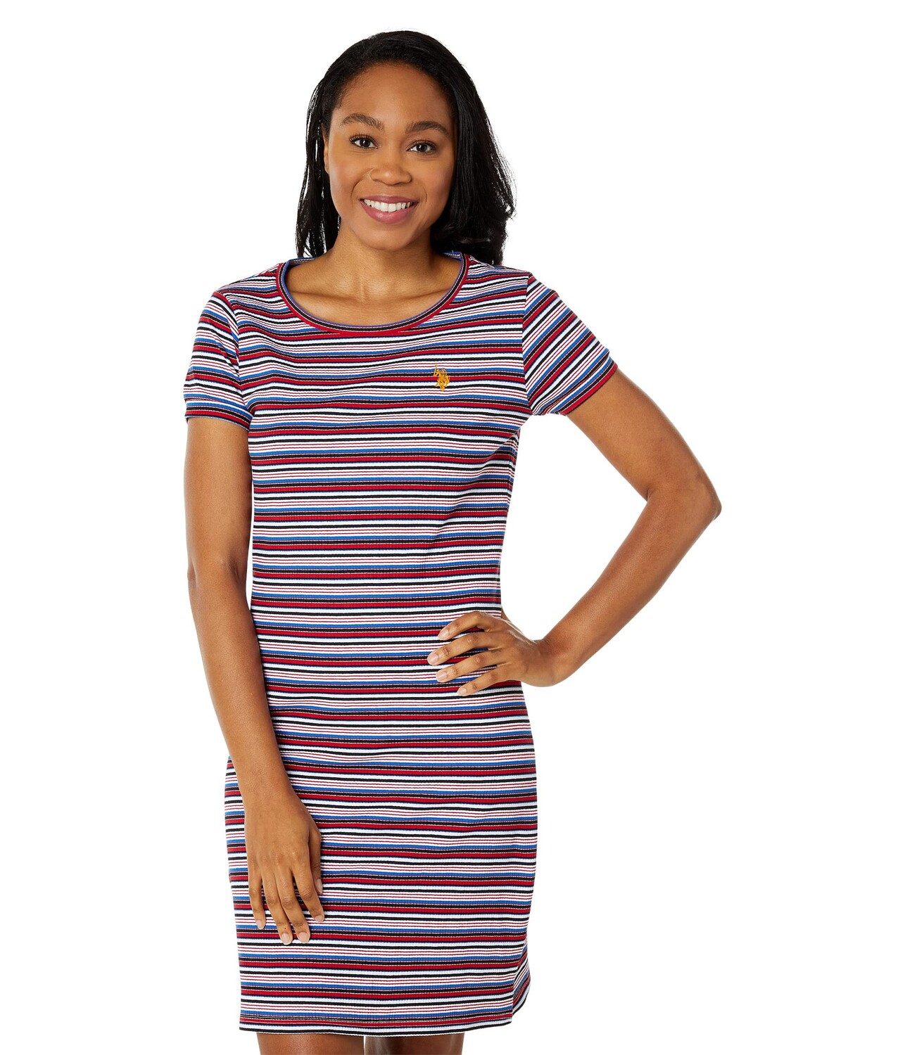 

Платье U.S. POLO ASSN., USPA Rib Stripe Dress