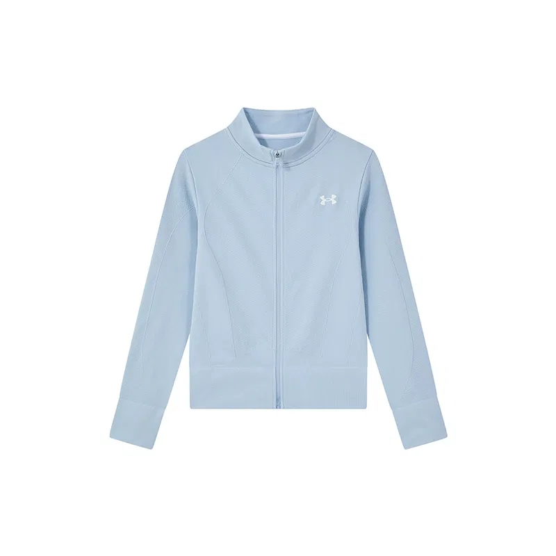Детская куртка с воротником-стойкой Light Silicon Blue Under Armour