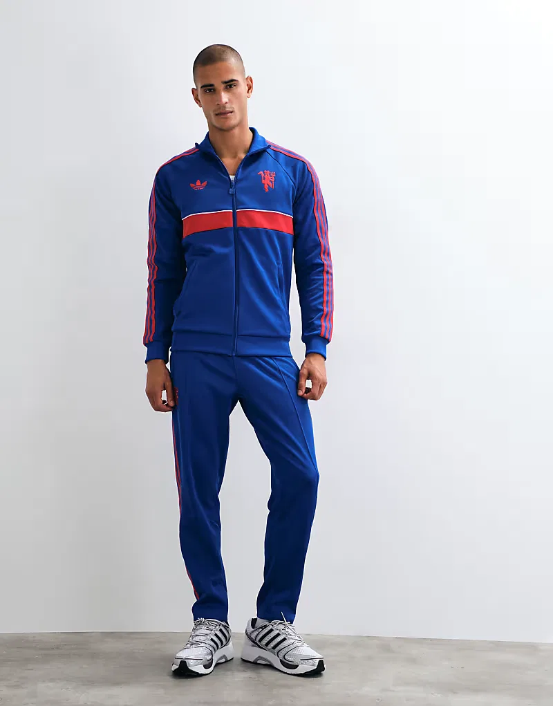Спортивные брюки Adidas Performance Manchester United Originals королевского, синий