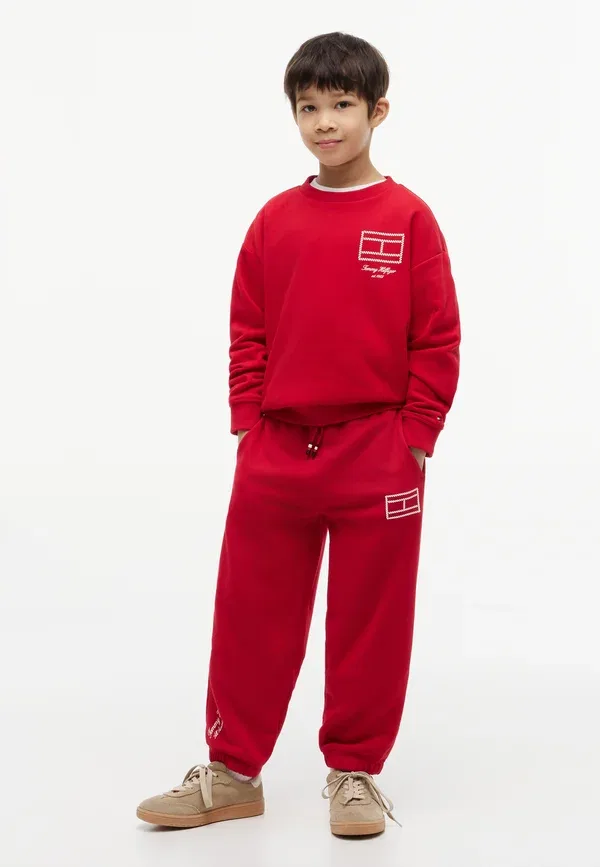 Брюки с принтом Tommy Hilfiger, красный — фото 2