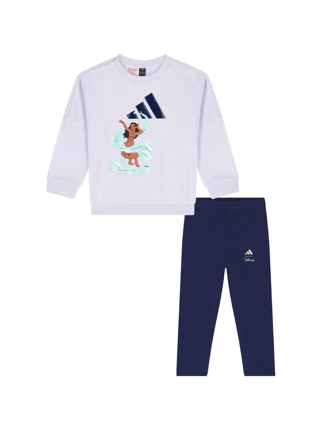 Спортивный костюм Moana из коллаборации с Disney Adidas Kids, фиолетовый