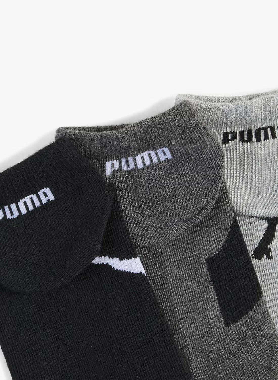 Носки Youth 3 pack ankle Puma, черный — фото 2