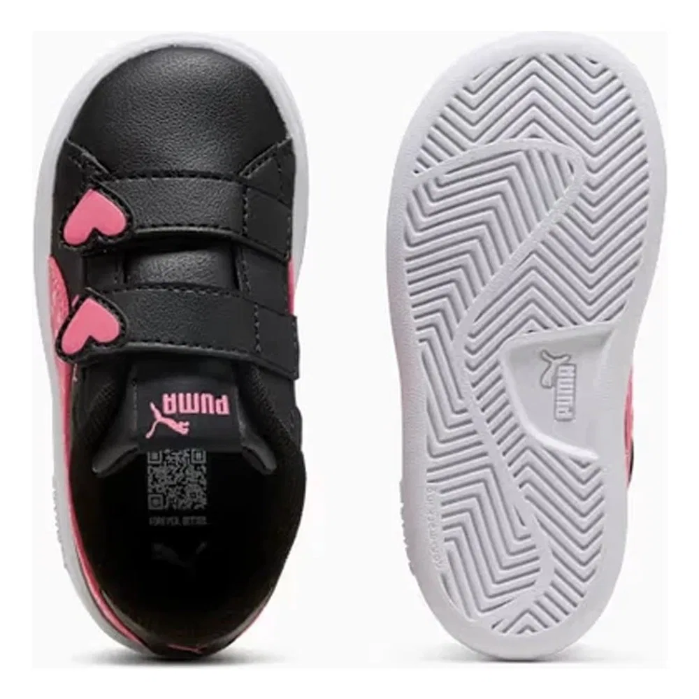 Детские спортивные кроссовки на шнуровке с принтом Smash 3.0 Hearty V Puma — фото 2