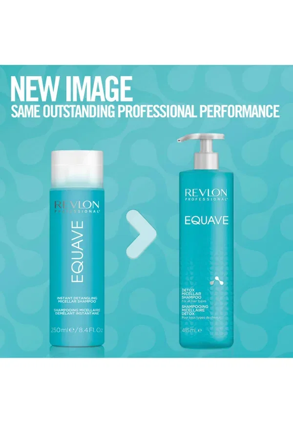Шампунь для всех типов волос Equave detox micellar Revlon Professional 485 мл — фото 4