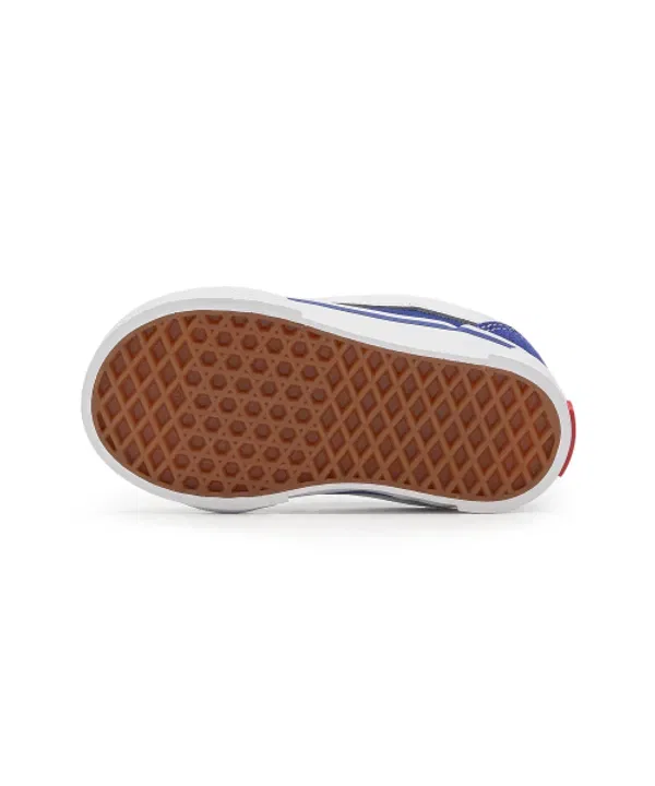 Кроссовки детские с эластичными шнурками, Нью Скул Vans Kids, белый — фото 2