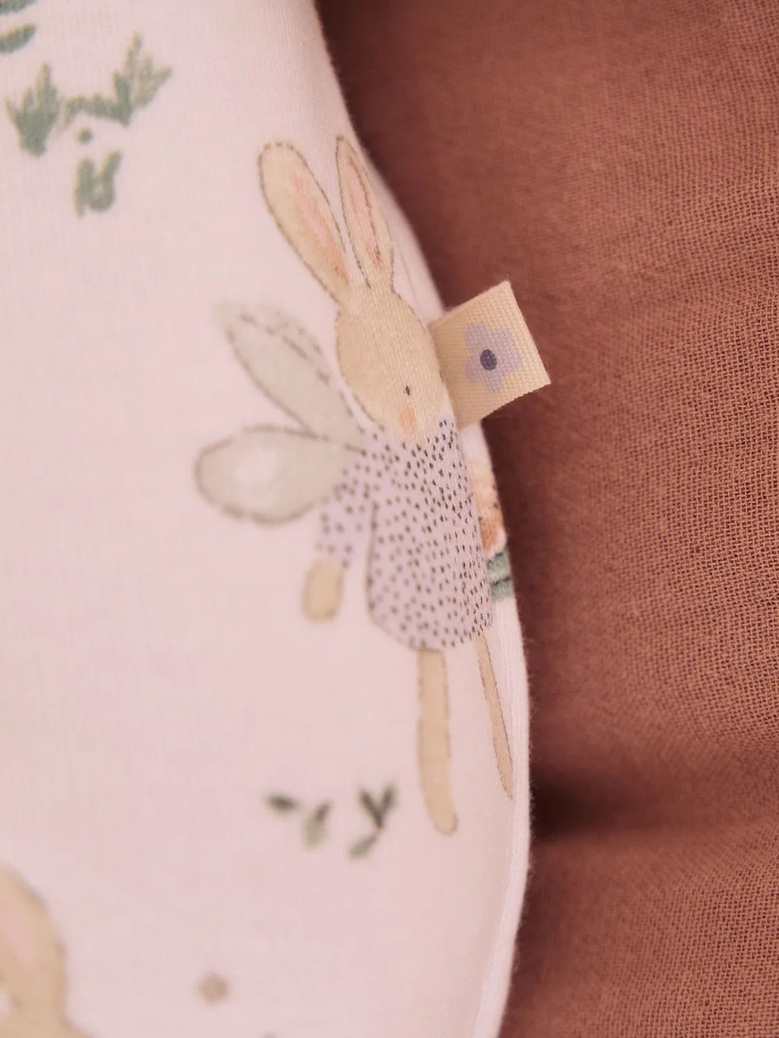 Next Белый/сиреневый детский пижамный комбинезон Fairy Mouse на флисовой подкладке с двусторонней молнией — фото 2