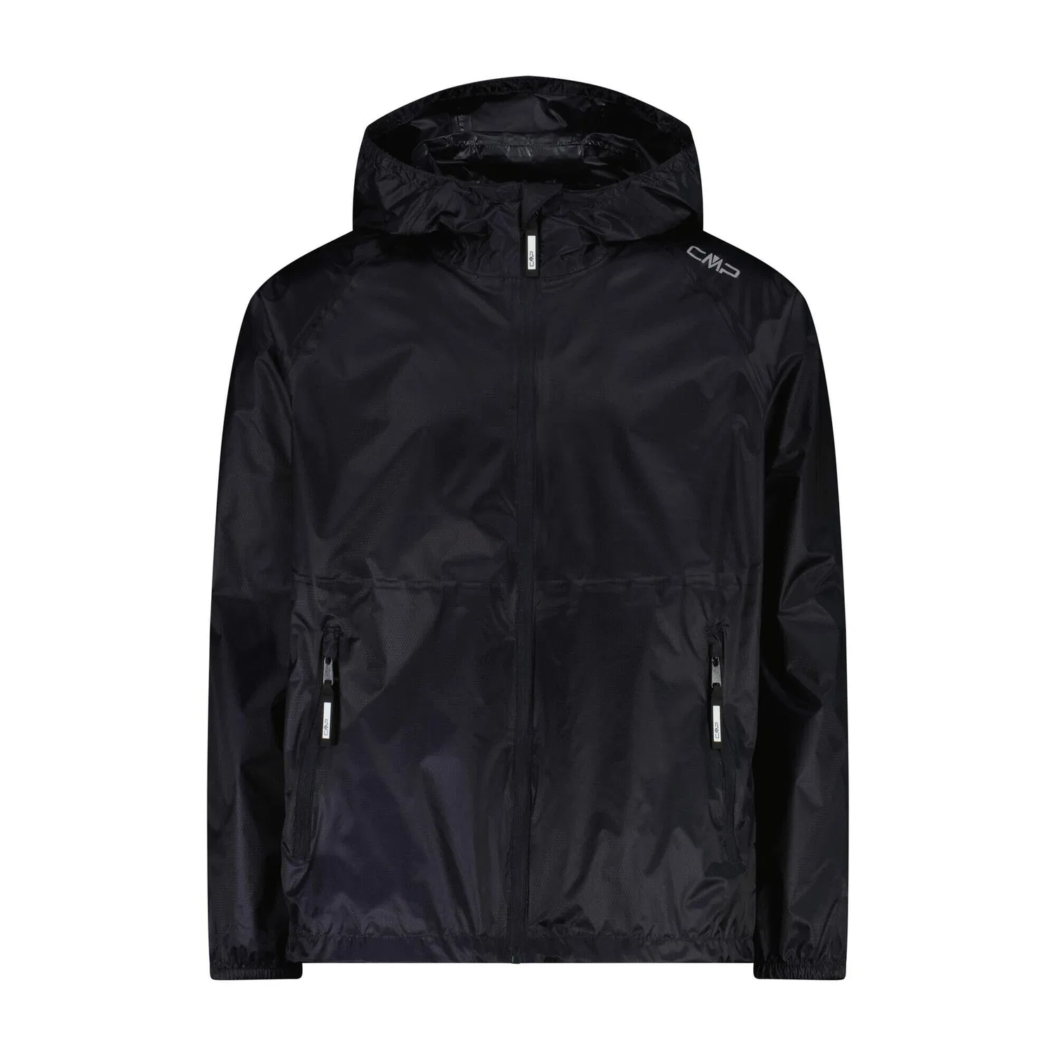 Детская дождевая куртка с капюшоном KID G JACKET RAIN FIX HOOD Cmp, Schwarz Dunkelgrau Kohlengrau