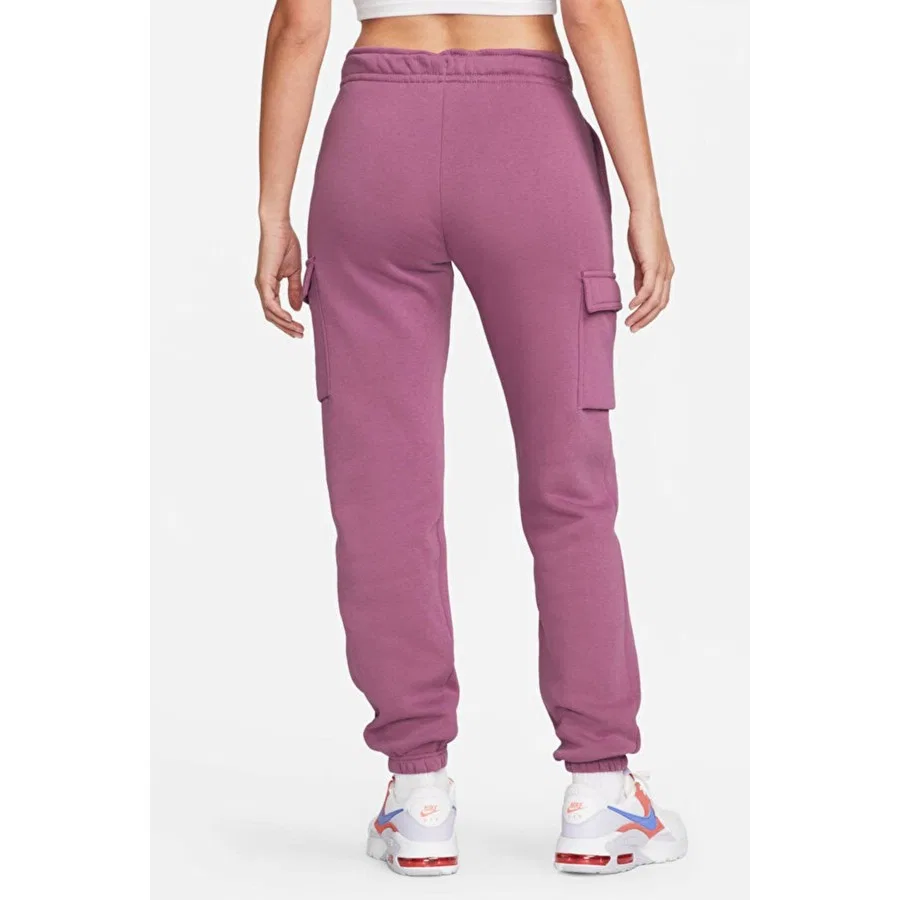 Спортивные брюки с флисом и карго-карманами Nike Sportswear Graphic Fleece Cargo, Фиолетовый — фото 3