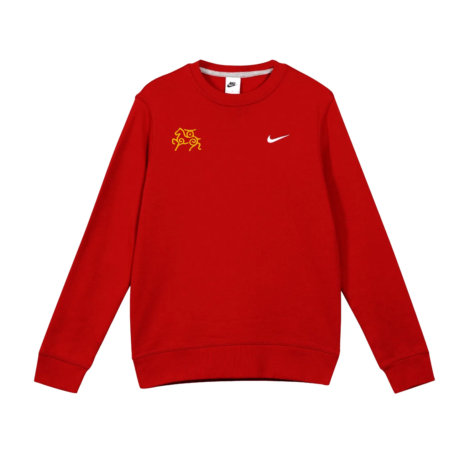 Унисекс свитшот с круглым вырезом Nike, Red