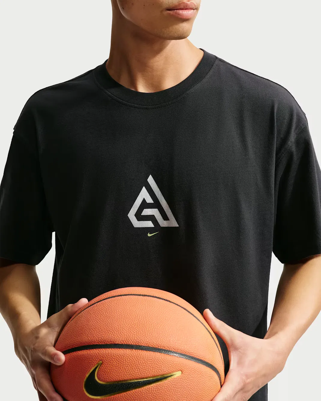 Мужская баскетбольная футболка Giannis Nike, Black — фото 3