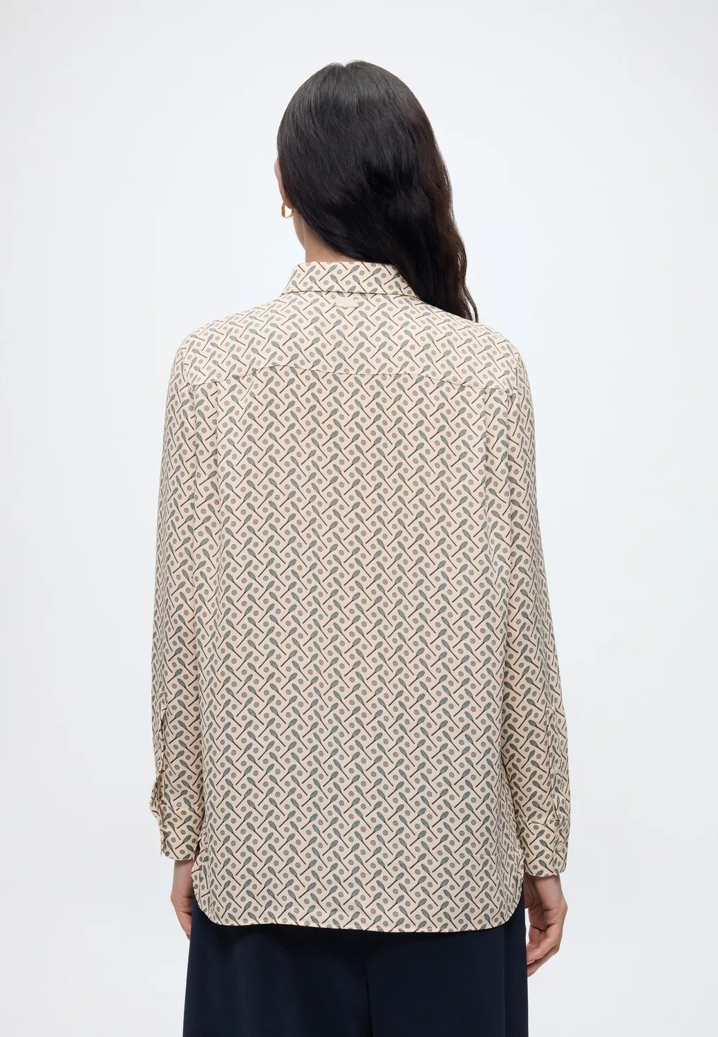 Cf8461_Xi7 - блузка Lacoste, Mansia/Sinople/Flour — фото 3