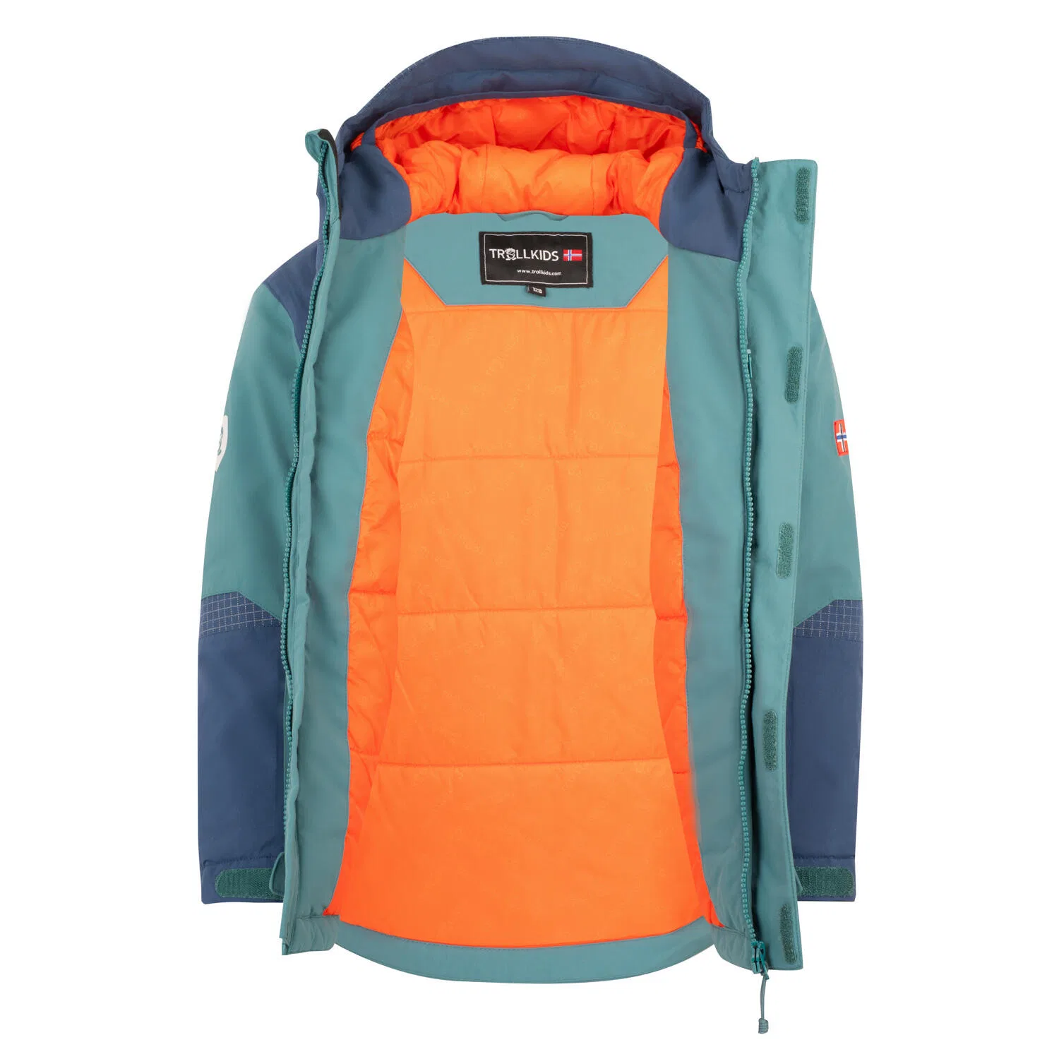 Детская зимняя куртка Finnmark Jacket XT Trollkids, Blau — фото 3