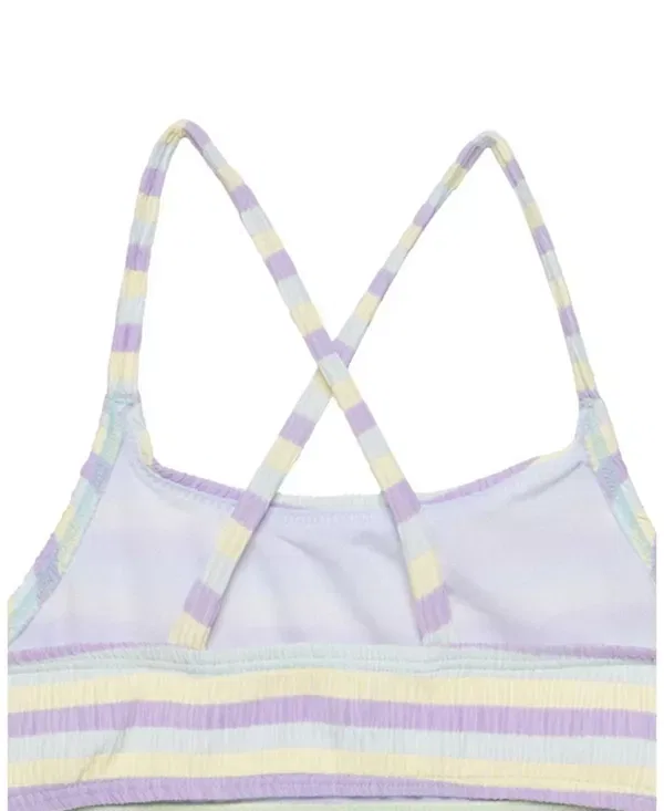Детский купальник для девочек с принтом Lollipop Textured Criss Cross Strap Swim Set Gottex Kids, Lollipop-Multi — фото 3