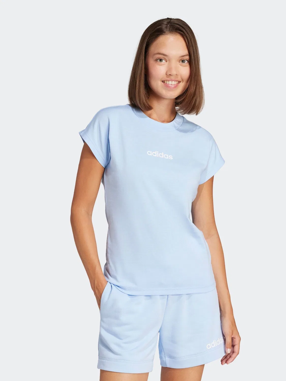 Футболка повседневная adidas Essentials, синяя