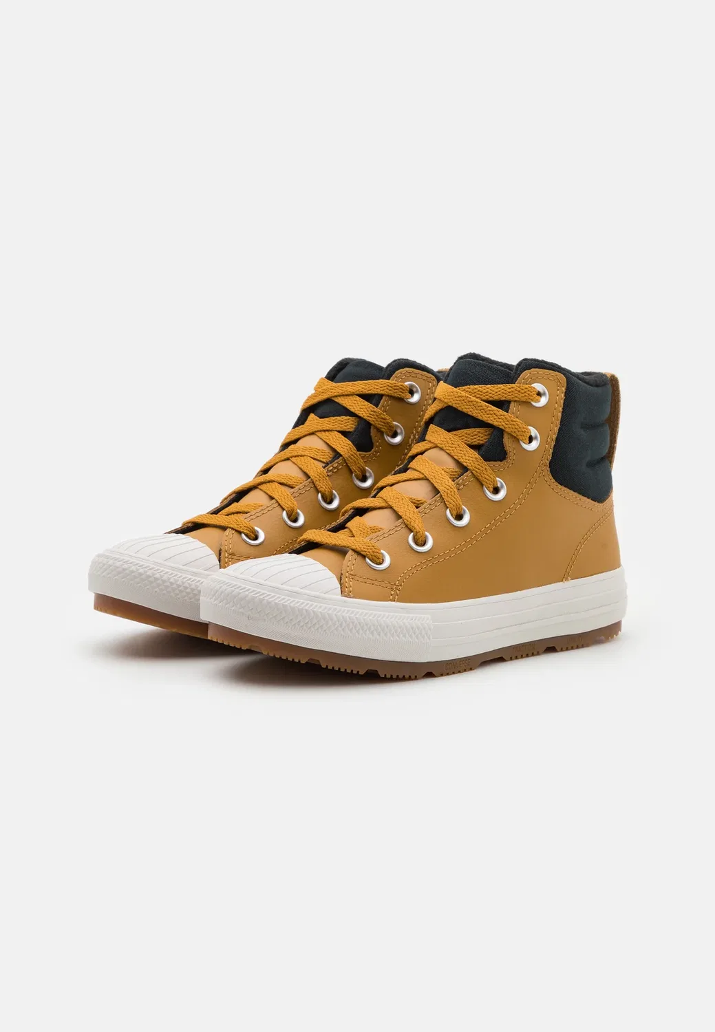 Кроссовки Chuck Taylor All Star Berkshire унисекс - высокие Converse, Wheat/Black/Pale Putty — фото 2