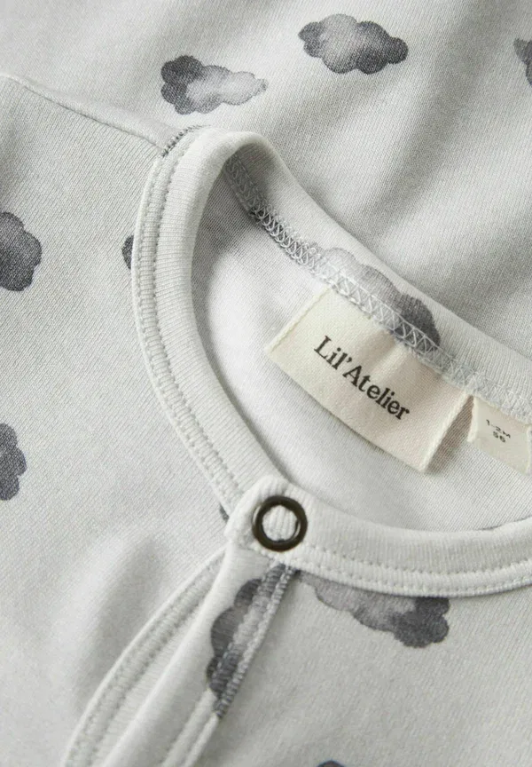 Пижама с принтом Lil' Atelier, серый — фото 3