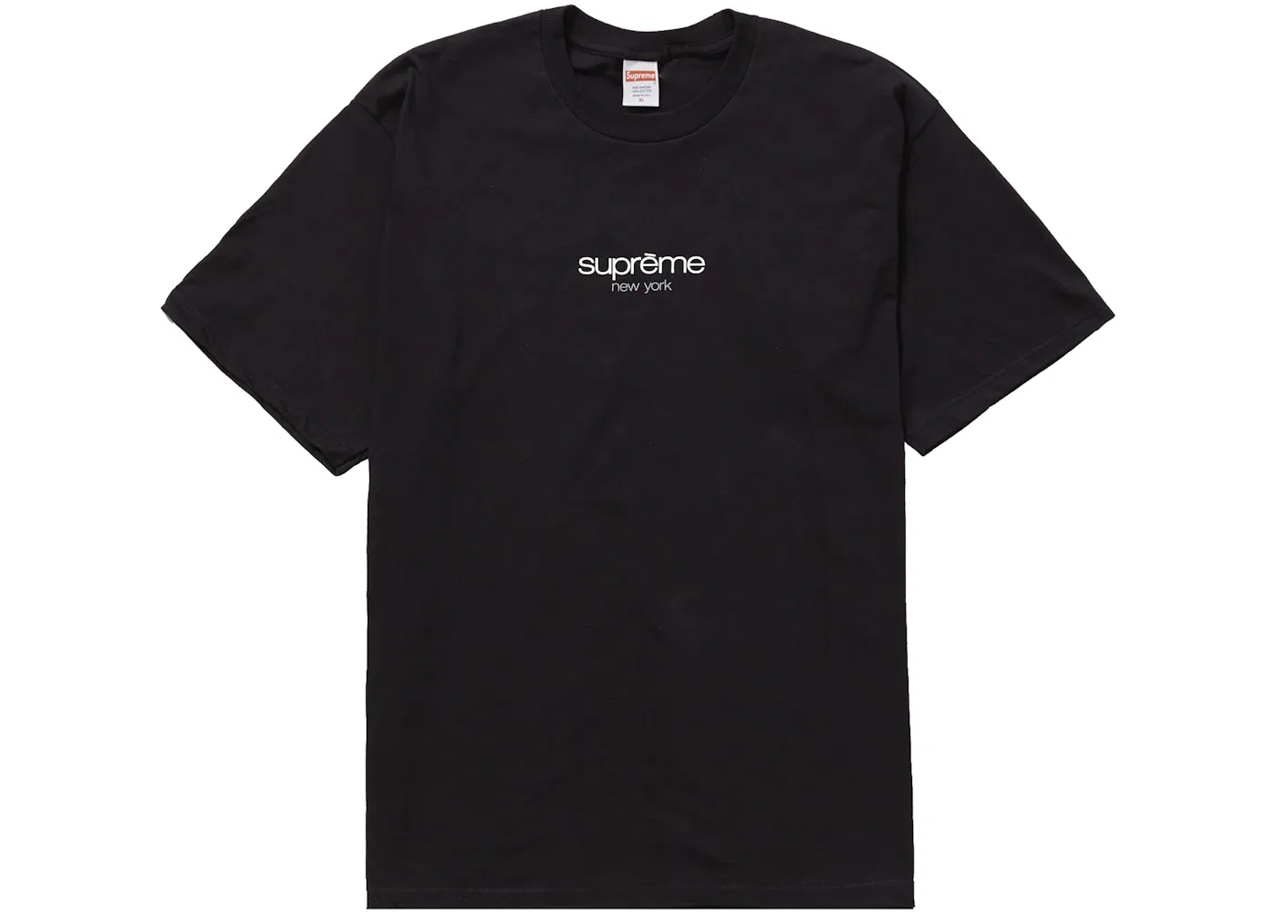 Мужская футболка с логотипом Supreme Classic Tee Supreme, Black