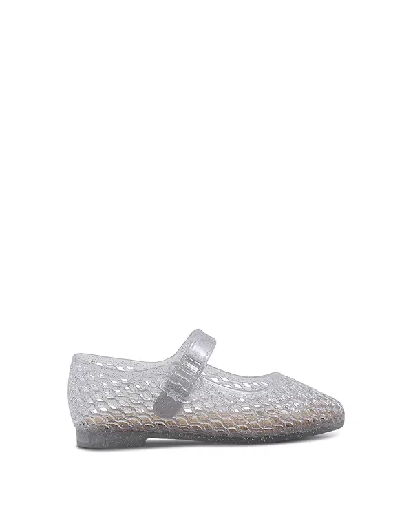 Детские балетки для девочек с принтом Quinn Sam Edelman, Clear — фото 3
