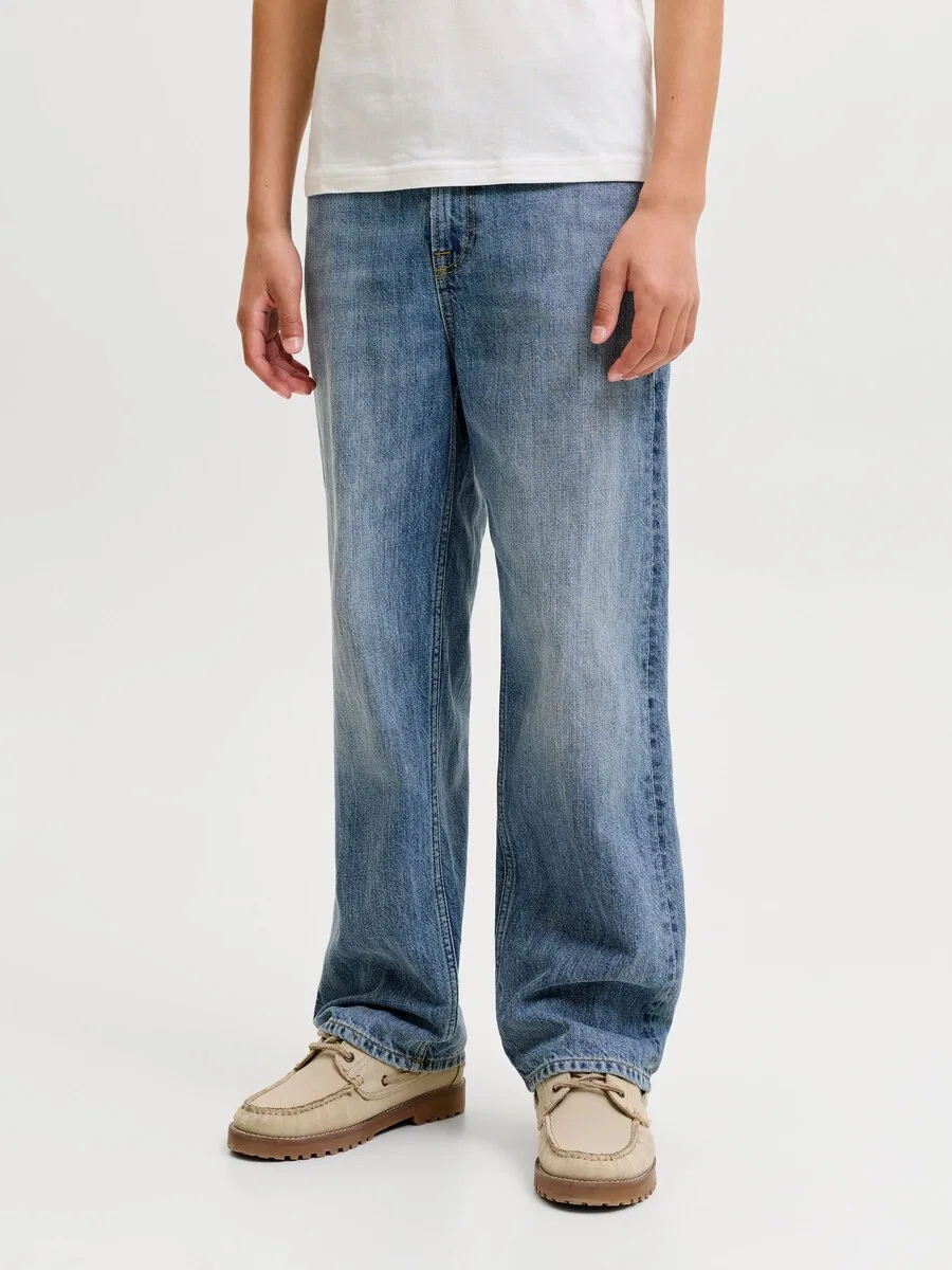Джинсы Jack & Jones Junior Baggy Jeans 'JJIALEX JJORIGINAL' синего цвета — фото 2