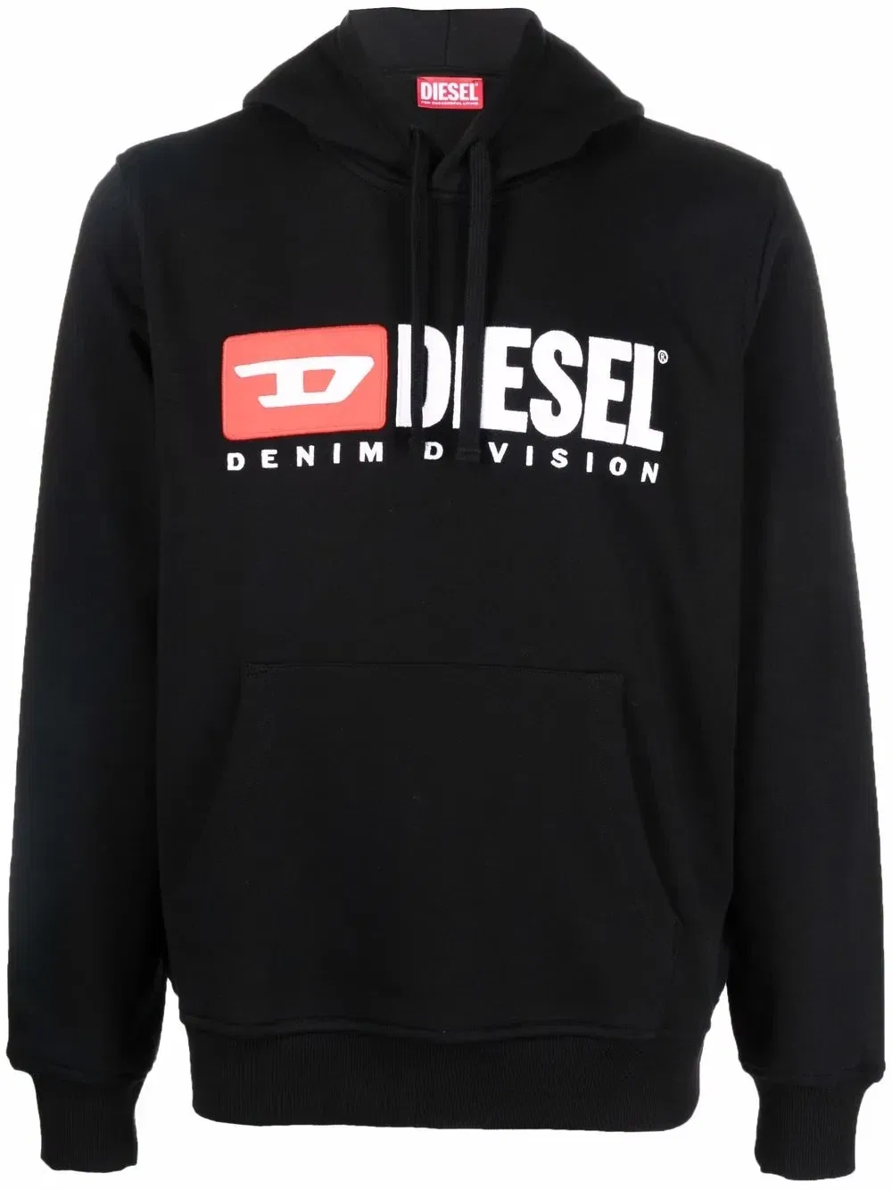 Худи S-Ginn-Hood-iv с логотипом Diesel, черный