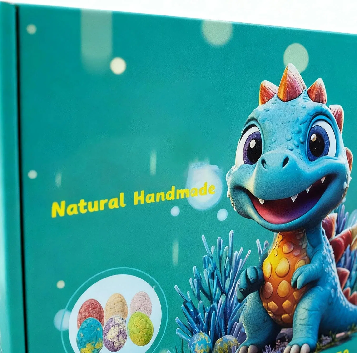 Пенящаяся бомбочка для ванны Dinosaurier Egg, 6 шт, 90 г Generic — фото 3